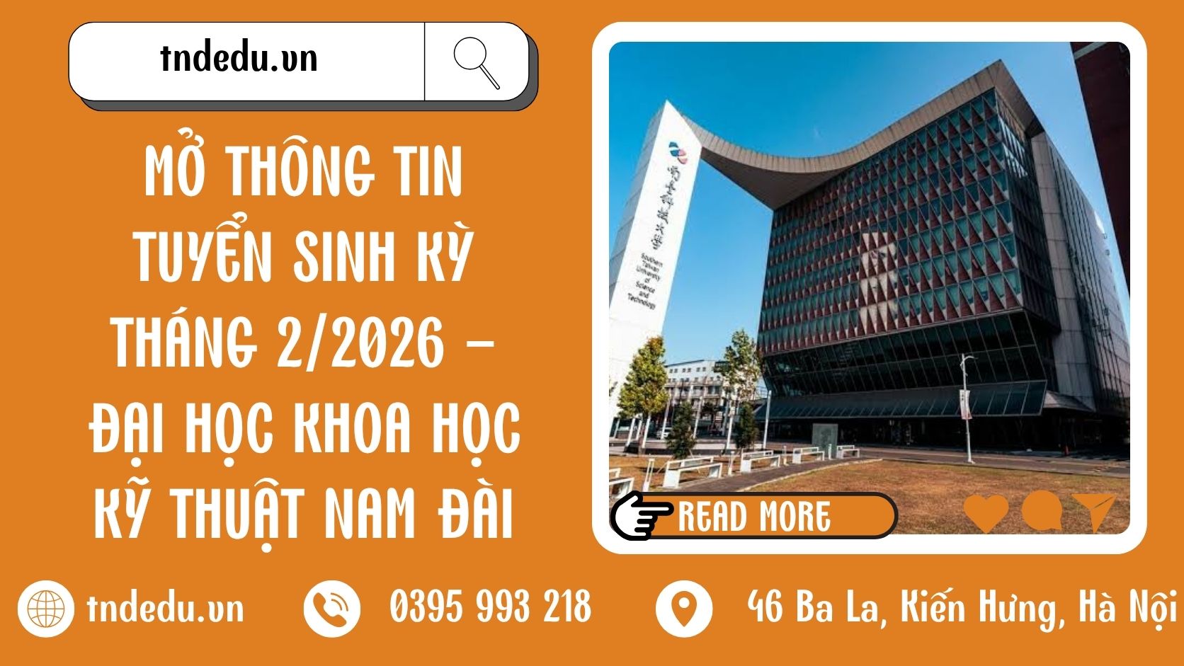 thong-tin-tuyen-sinh-ky-thang-02:2026-Dai-hoc-Khoa-hoc-Ky-thuat-Nam-Dai MỞ THÔNG TIN TUYỂN SINH KỲ THÁNG 2/2026 - ĐẠI HỌC KHOA HỌC KỸ THUẬT NAM ĐÀI