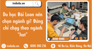 DU HỌC ĐÀI LOAN NÊN HỌC NGÀNH GÌ, ĐỪNG NÊN CHẠY THEO NGÀNH HOT