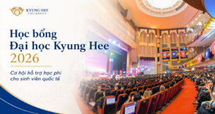 Học bổng Đại học Kyung Hee 2026 dành cho sinh viên quốc tế