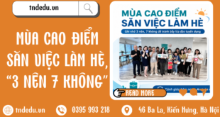 mua cao điểm kiếm việc làm