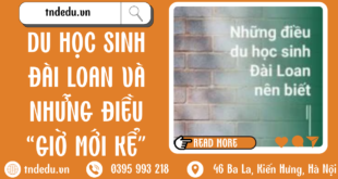 NHỮNG ĐIỀU DU HỌC SINH KHÔNG NÊN BỎ LỠ