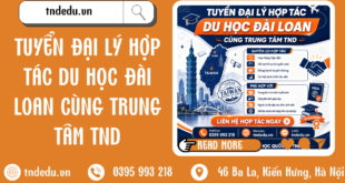 tuyển địa lý hợp tác. du học đài Loan
