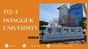 ĐẠI HỌC DONGGUK - HỆ THẠC SĨ